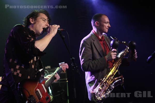 GALLON DRUNK - 2007-10-29 - PARIS - La Maroquinerie - James Johnston - Terry Edwards